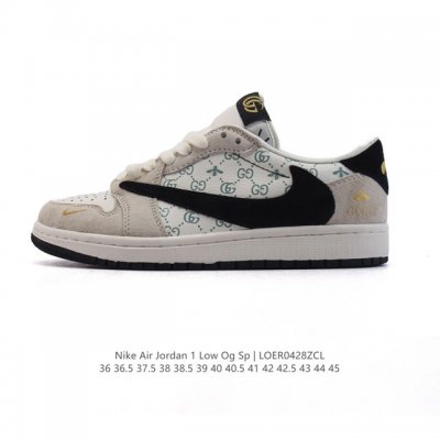 真标 耐克 Nike Air Jordan 1 Low Og Sp Military Blue Aj1乔1倒勾低帮篮球鞋 Aj1 乔丹1代 Aj1 乔1 Guc