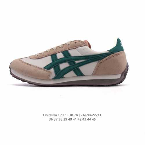 新品 Onitsuka Tiger鬼塚虎阿甘鞋Edr 78休闲鞋78系列 中性休闲运动鞋，复古风的日常百搭神器它的设计灵感来源于经典跑步鞋，简约又不失时尚感。经