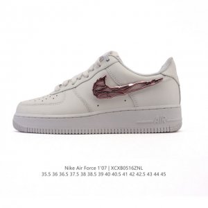 公司级 耐克 Nike Air Force 1 '07 Low 空军一号含气垫 小白鞋 低帮百搭厚底增高休闲运动板鞋 柔软 弹性十足的缓震性能和出色的中底设计