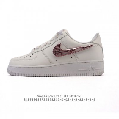 公司级 耐克 Nike Air Force 1 '07 Low 空军一号含气垫 小白鞋 低帮百搭厚底增高休闲运动板鞋 柔软 弹性十足的缓震性能和出色的中底设计