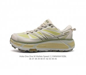 玛法特二代 Hoka One One Mafate Speed 2 Low 轻量低帮户外越野跑鞋 户外山脉越野轻量运动跑鞋。鞋面用轻的无缝架构，鞋带用了弹性不易