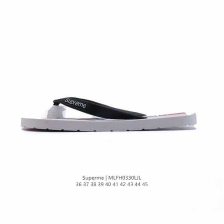 新品公司级 Supreme 加持下的 风拖 夏日必备青春时期的 梦中情拖 舒适百搭人字拖 沙滩拖鞋 休闲凉拖鞋！夏日戏水神器这可是我见过最自由的人字拖不需要刻意 - 点击图像关闭