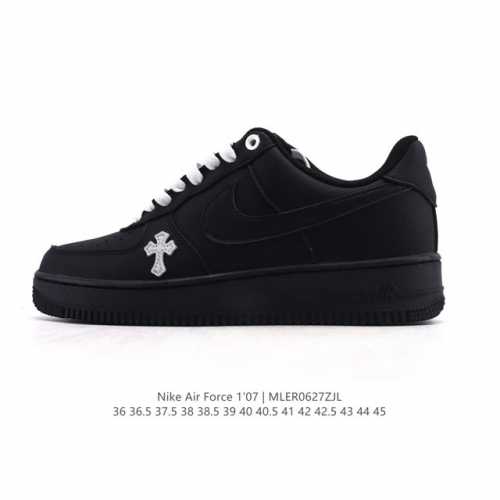 公司级 耐克 Nike Air Force 1 '07 Low 空军一号含气垫 小白鞋 低帮百搭厚底增高休闲运动板鞋。柔软、弹性十足的缓震性能和出色的中底设计，