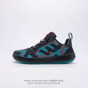 adidas 阿迪达斯正品terrex Boat 涉水鞋 男女子经典运动休闲鞋 户外运动鞋 这款户外鞋,力求在炎热的季节让你保持凉爽。鞋面采用climacool