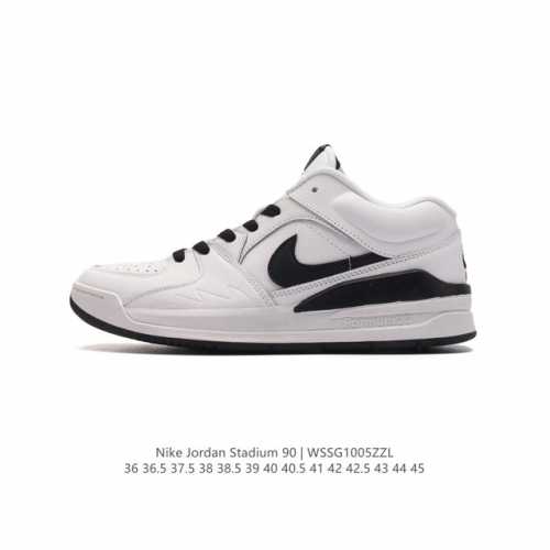 真标 耐克男女士运动板鞋 Nike Air Jordan Stadium 90 Stadium 乔丹 Aj 90 篮球鞋。Jordan Stadium 90充满