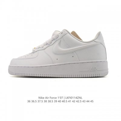 公司级 Af1耐克 Nike Air Force 1 ‘07 Low 空军一号 厚底增高百搭运动板鞋 原楦头原纸板 打造纯正空军版型，专注外贸渠道 全掌内置蜂窝