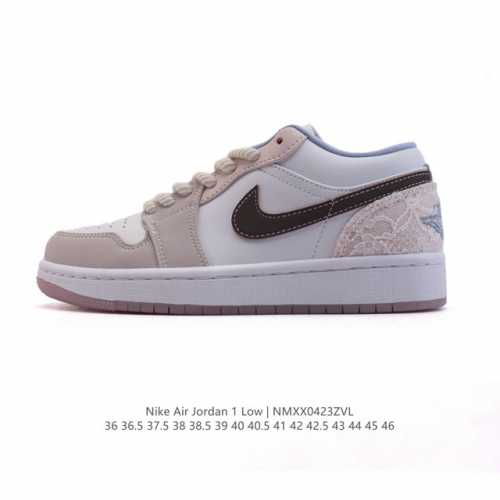 公司级 耐克 乔丹Air Jordan 1 Low Aj1 乔1 乔丹1代Aj1 低帮复古文化休闲运动篮球鞋，从1985 年面世的元年款汲取设计灵感，采用简洁大