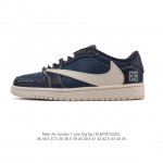 公司级 真标 耐克 Nike Air Jordan 1 Low Og Sp Military Blue Aj1乔1倒勾 2025年新款 蛇年新款 低帮篮球鞋 A