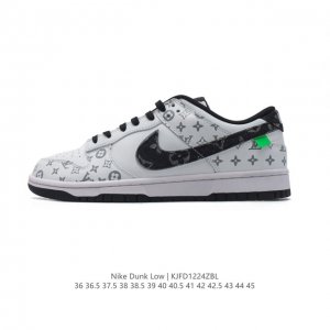 公司级 耐克 Nike Dunk Low Retro 运动鞋复古板鞋 路易威登联名。作为 80 年代经典篮球鞋款，起初专为硬木球场打造，后来成为席卷街头的时尚标
