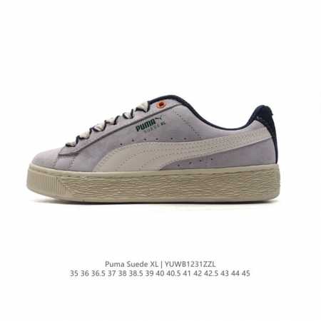 高品质 彪马 Puma 休闲板鞋 Suede Xl系列经典翻毛皮厚底防滑耐磨舒适透气运动鞋 新年穿有型 时尚 穿搭 球鞋 穿搭 时尚 潮流 面包鞋 Puma - 点击图像关闭