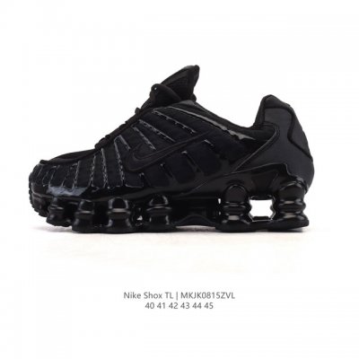 公司级 耐克 Nike Shox Tl 男子运动鞋厚底增高老爹鞋，令机械力学缓震性能跃升新层次。采用透气网眼鞋面和全掌型 Nike Shox 技术，革新演绎经典
