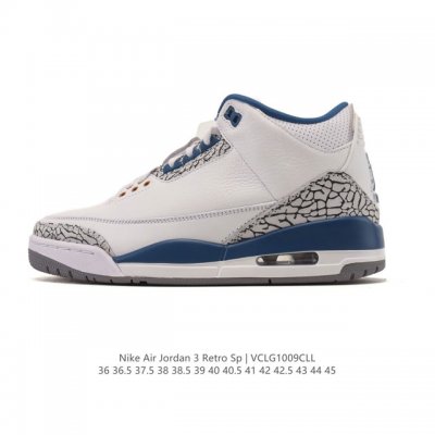 公司级 耐克 乔丹 Aj3 耐克 Nike Air Jordan 3 Retro Se 乔3 倒钩 中帮复刻篮球鞋 乔丹3代 三代 男女子运动鞋，作为 Aj 系