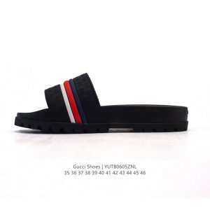 公司级 Gucci 古奇 官网主推款休闲运动拖鞋 沙滩鞋 家居鞋 3D印花字一拖鞋 历年经爆典款 一脚蹬凉拖鞋。正品原版开模 高端复刻 Gucci 24Ss 夏