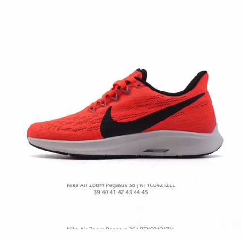 耐克 Nike 男鞋 Air Zoom pegasus 飞马36 登月 休闲健身气垫跑步鞋厚底增高老爹鞋。耐克 Nike 推出的这款男子跑鞋，选用网眼布鞋面，脚