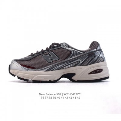 新款 新百伦 New Balance 509系列中性款复古休闲鞋 小红书爆款 新款百搭休闲款老爹鞋 缓震休闲鞋 透气轻质系带轻便运动鞋，这款舒适的鞋子灵感来源于