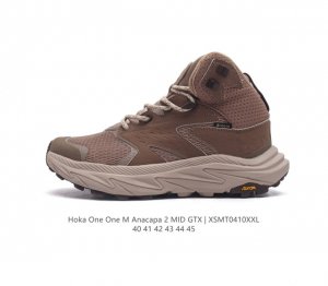 Hoka One One 阿纳卡帕中帮防水新款男款春夏anacapa 2 Gtx 登山鞋 中低帮防水户外徒步鞋保护防滑舒适 鞋面采用了gtx防水透气薄膜，确保了