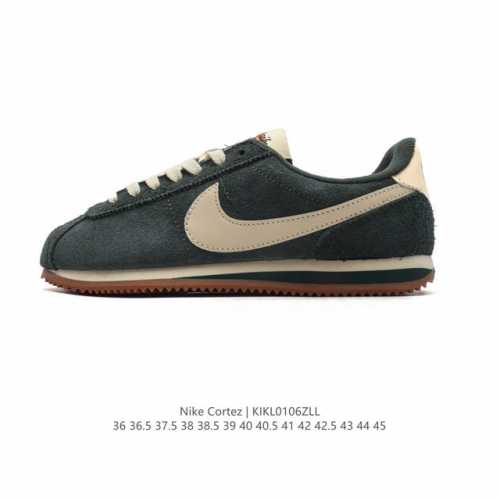 公司级nike Classic Cortez Nylon 耐克阿甘鞋男女子运动鞋。秉承元年款经典风格，糅合防水鞋面设计，令双足保持干爽舒适。防水锦纶鞋面强势抵御