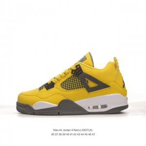 aj4 乔4 jordan 乔丹 原楦原纸版数据开发，采用磨砂牛皮拼接牛剖爆裂纹皮革鞋面材质，鞋垫配置欧索莱去臭除味物料，缜密定位拉帮及注胶效果，中底pu内嵌开
