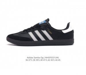 阿迪达斯 德训鞋 Adidas Originals Samba Og Shoes 经典运动鞋小白鞋 T头鞋 男女鞋 彰显休闲摩登风情的时尚经典鞋 它诞生于50年