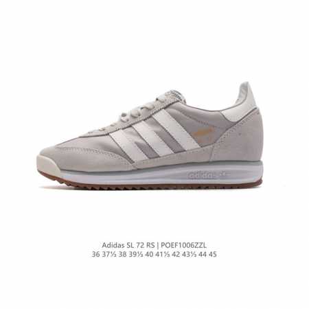 阿迪达斯adidas Sl 72 Shoes 经典复古薄底运动鞋 T头鞋 三叶草复古休闲跑步鞋休闲运动鞋 这款经典运动鞋携复古型格，来访你的活力日常 采用舒爽帆 - 点击图像关闭