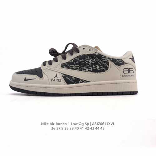 公司级 真标 耐克 Nike Air Jordan 1 Low Og Sp Military Blue Aj1乔1倒勾 2025年新款 蛇年新款 低帮篮球鞋 A
