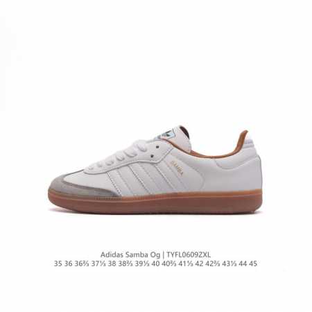 阿迪达斯 德训鞋 Adidas Originals Samba Og Shoes 经典运动鞋小白鞋 T头鞋 男女鞋 彰显休闲摩登风情的时尚经典鞋。它诞生于50年 - 点击图像关闭
