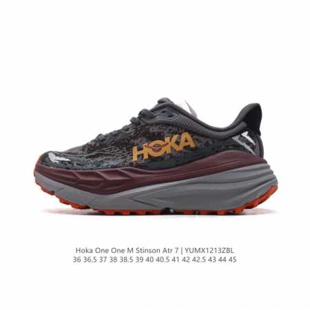 公司级 Hoka One One跑步鞋男女士户外 Stinson Atr 7 防滑抓地灵敏抗冲击徒步休闲鞋 夏季斯廷森厚底增高老爹鞋 7全地形越野跑鞋stins - 点击图像关闭