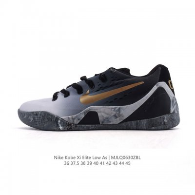 新品 耐克 Nike Kobe 9 Elite Low Protro科比9代系列低帮飞线室内实战运动篮球鞋 Fz7334-100 #采用飞织机台Flyweave