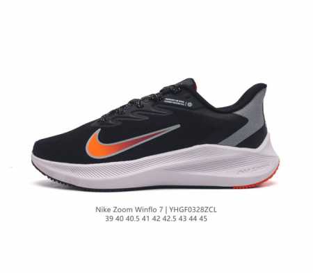 公司级 耐克 Nike Zoom Winflo 7 登月7代 跑鞋透气缓震疾速跑鞋 采用透气网眼鞋面搭配外翻式鞋口 为脚跟区域营造出色舒适度 而在鞋底部分 搭载 - 点击图像关闭