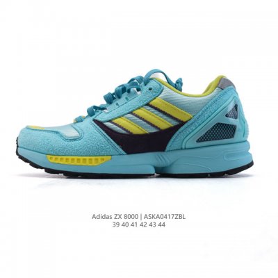 新品 阿迪达斯 Adidas Zx 8000 防滑耐磨 减震透气 包裹性 经典复古休闲运动 跑鞋 奶油 这款Adidas Zx 8000经典鞋,联手东京品牌At