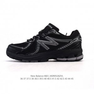 真标 Nb 新百伦 New Balance Ml860 V2 系列复古老爹风休闲运动慢跑 采用丝光猪巴皮革拼接透气网眼织物鞋面T-Beam大底提供足步弓支撑 保