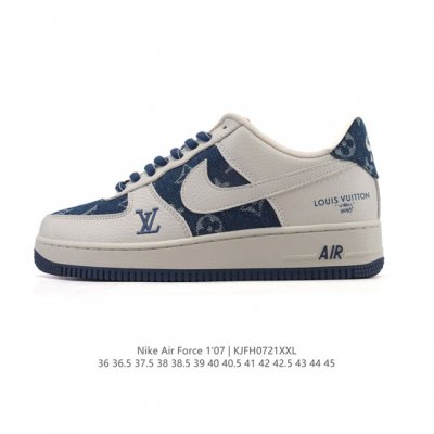公司级 Af1耐克 Nike Air Force 1 ‘07 Low 空军一号 小白鞋 路易威登联名 厚底增高百搭运动板鞋 原楦头原纸板 打造纯正空军版型，专注