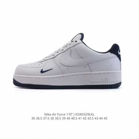 耐克 Nike Air Force 1 ’07 空军一号 Af 1 低帮 厚底增高百搭 小白鞋 休闲运动板鞋。柔软、弹性十足的缓震性能和出色的中底设计，横跨复古 - 点击图像关闭