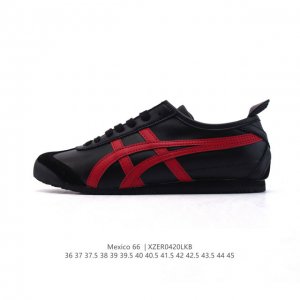 Asics 亚瑟士 男女鞋真标半码制 配足弓鞋垫 日产经典老牌-鬼塚虎 Onitsuka Tiger Mexico 66经典墨西哥系列复古经典百搭板鞋休闲运动鞋