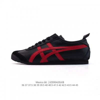 Asics 亚瑟士 男女鞋真标半码制 配足弓鞋垫 日产经典老牌-鬼塚虎 Onitsuka Tiger Mexico 66经典墨西哥系列复古经典百搭板鞋休闲运动鞋