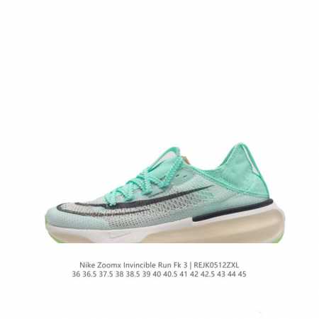 耐克 Nike Zoomx Invincible Run Fk 3 机能风格运动鞋 厚底增高老爹鞋。最新一代的invincible 第三代来了！首先鞋面采用的是 - 点击图像关闭