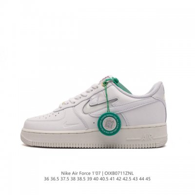 公司级 附赠送logo清洁刷 Af1耐克 Nike Air Force 1 ‘07 Low 空军一号厚底增高百搭休闲运动板鞋 路易威登联名 原楦头原纸板 打造纯