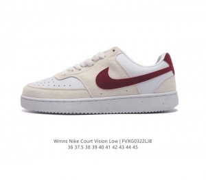 耐克 Nike Court Vision Lo校园风低帮复古篮球板鞋男女运动鞋 延续 年代复古篮球鞋 添加学院风细节 皮革组合鞋面 利落风格 重现复古篮球风范