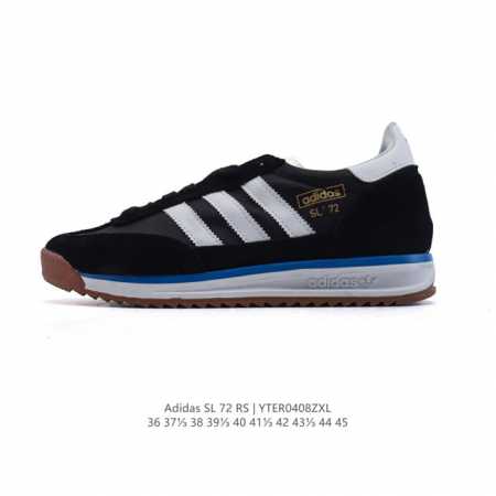 阿迪达斯Adidas Sl 72 Shoes 经典复古薄底运动鞋T头鞋 三叶草复古休闲跑步鞋休闲运动鞋 这款经典运动鞋携复古型格，来访你的活力日常 采用舒爽织物 - 点击图像关闭