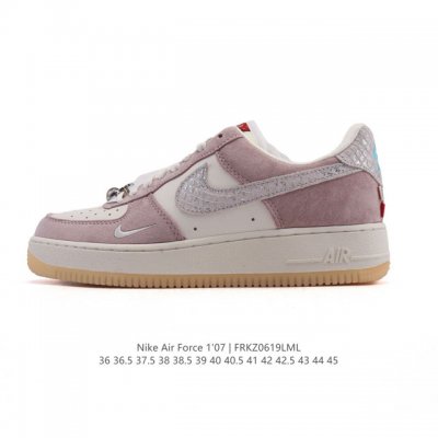 耐克 Nike Air Force 1 '07 Low 2025新年新款 蛇年限定 空军一号含气垫 小白鞋 低帮百搭厚底增高休闲运动板鞋。柔软、弹性十足的缓震性