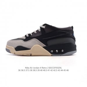 耐克 Nike Air Jordan 4 Retro Og迈克尔 乔丹Aj4代乔4 低帮复古休闲运动文化篮球鞋。秉承轻量化的速度型篮球鞋设计思想完成设计，降低重