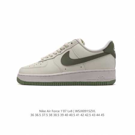 耐克 Nike Air Force 1 '07 Low 空军一号含气垫 低帮百搭厚底增高休闲运动板鞋 小白鞋 。柔软、弹性十足的缓震性能和出色的中底设计，横跨复 - 点击图像关闭