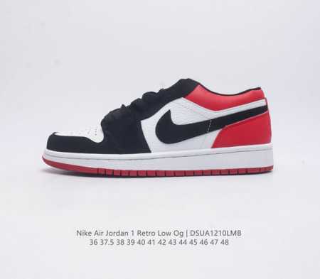 二层皮耐克 乔丹air Jordan 1 Low Aj1 乔1 乔丹1代 低帮板鞋复古文化休闲运动篮球鞋 从1985 年面世的元年款汲取设计灵感 采用简洁大方的 - 点击图像关闭