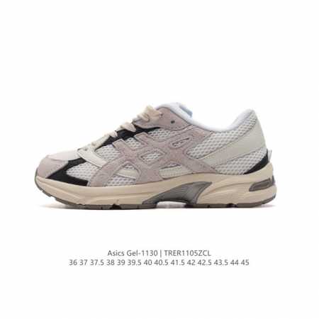 ASICS 亚瑟士 新款情侣健步减震复古鞋GEL-1 男女时尚透气运动潮流耐磨休闲鞋 。选用网眼与皮革相接，复古而富有层次感。网布搭配金属感线条，虎爪 Logo - 点击图像关闭