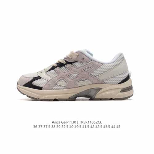 ASICS 亚瑟士 新款情侣健步减震复古鞋GEL-1 男女时尚透气运动潮流耐磨休闲鞋 。选用网眼与皮革相接，复古而富有层次感。网布搭配金属感线条，虎爪 Logo