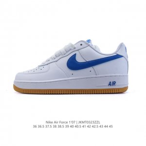 140 耐克 Nike Air Force 1 '07 Low 空军一号含气垫 小白鞋 低帮百搭厚底增高休闲运动板鞋。柔软、弹性十足的缓震性能和出色的中底设计，