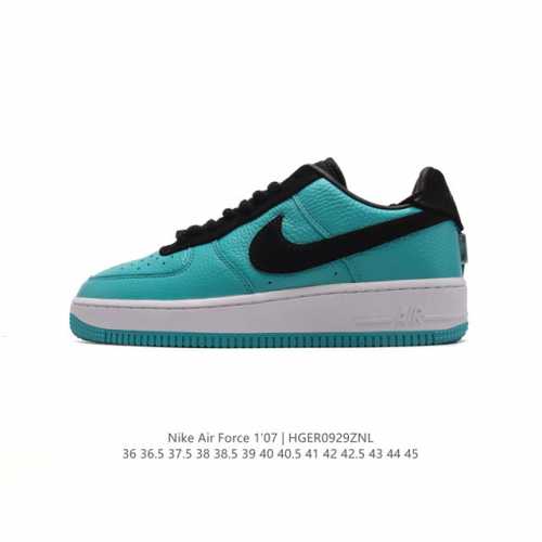 特价 联名奢侈品大牌-蒂芙尼 Tiffany & Co. X Nike Air Force 1 Low Sp”1837“空军一号经典低帮百搭休闲运动板鞋“联名黑