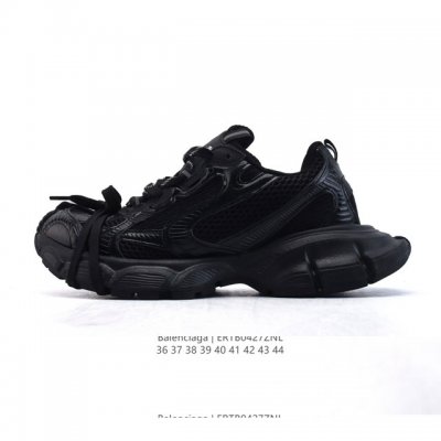 公司级 巴黎世家 Balenciaga 3Xl Sneakers 巴黎世家 十代网布系带低帮走秀复古老爹运动鞋 透气网纱 网面 材料和聚氨酯 磨损效果 鞋头边缘