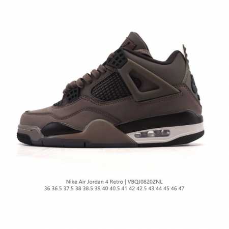 耐克 Nike Air Jordan 4 Retro Og迈克尔 乔丹Aj4代乔4 中帮复古休闲运动文化篮球鞋。秉承轻量化的速度型篮球鞋设计思想完成设计，降低重 - 点击图像关闭