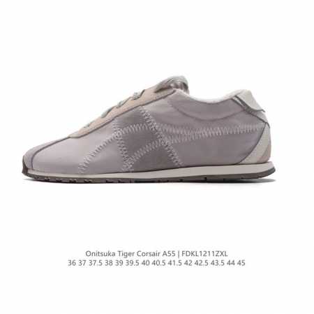 Onitsuka Tiger鬼塚虎 新款时尚舒适休闲运动鞋 Tiger Corsair A55跑步鞋#Onitsukatiger##鬼塚虎#全新tiger Co - 点击图像关闭
